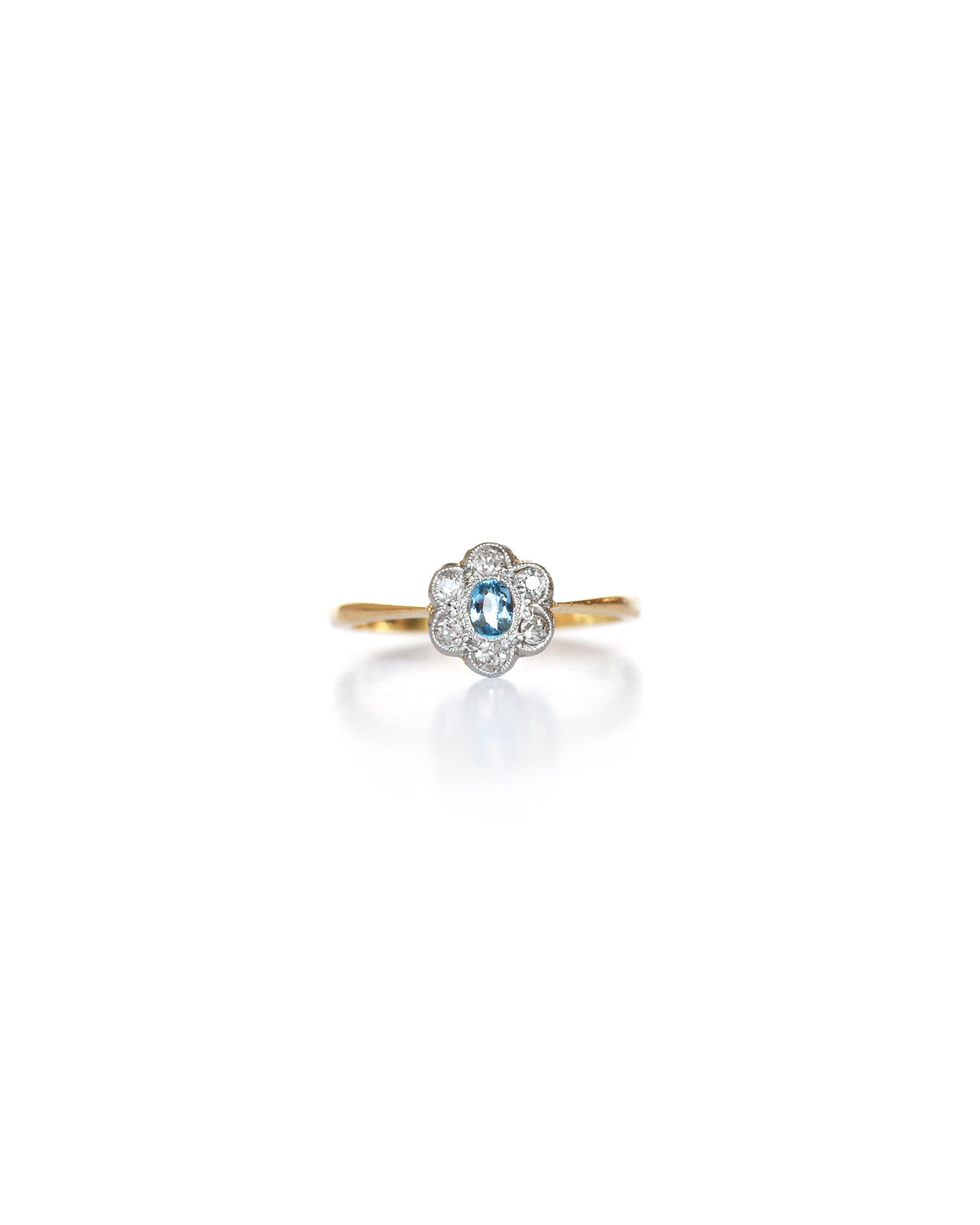 edwardian-gold-platinum-aquamarine-diamond-daisy-cluster-ring-sabrina-antique-jewellery