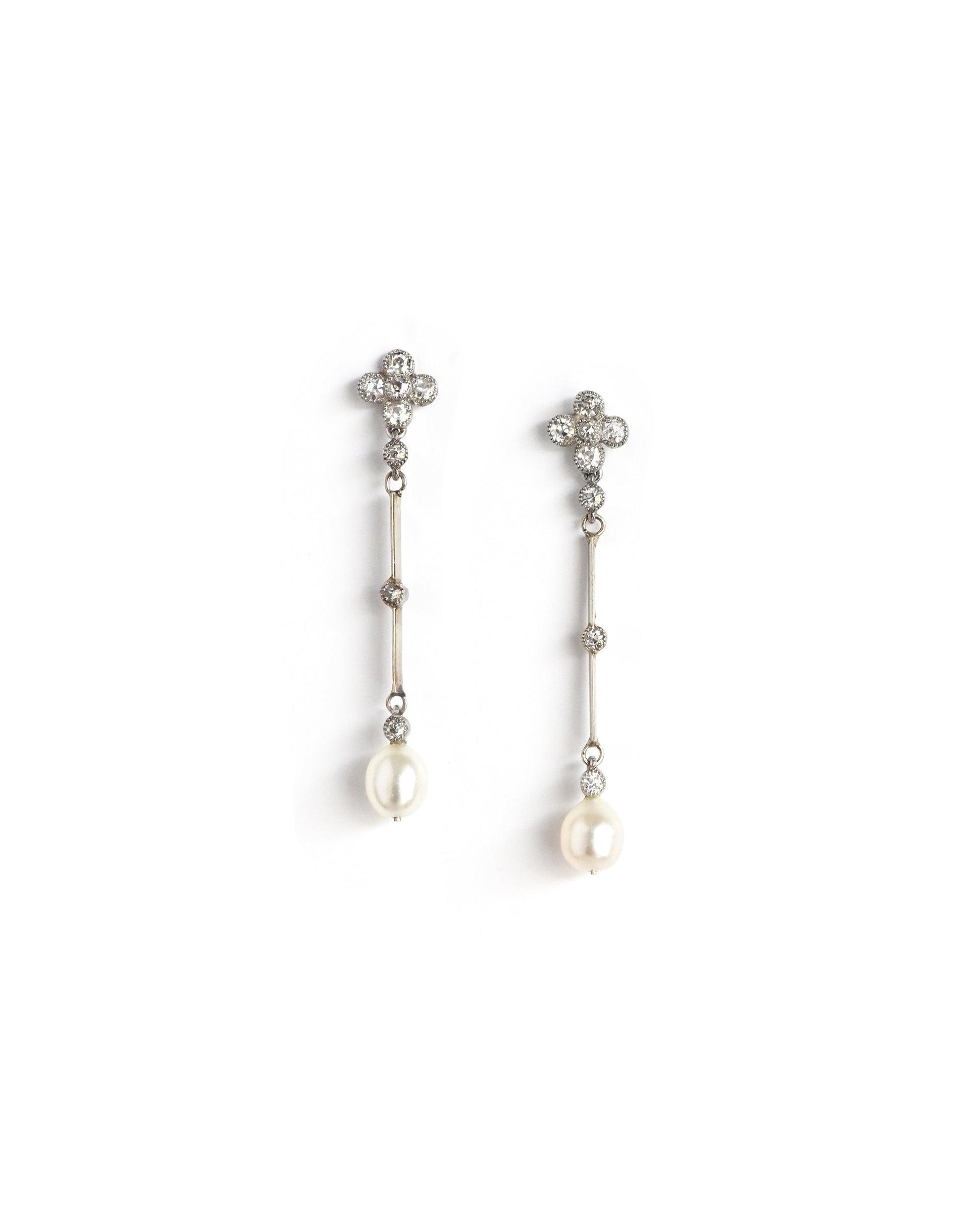 front-of-edwardian-platinum-pearl-diamond-drop-earrings-sabrina-antique-jewellery